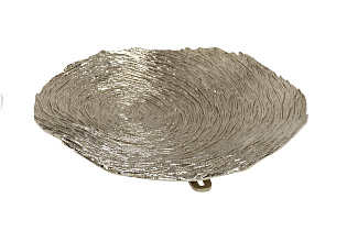 Декор настенный металлический "Wood" золотой