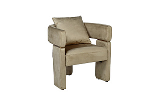 Кресло велюровое оливковое 2 (превью)