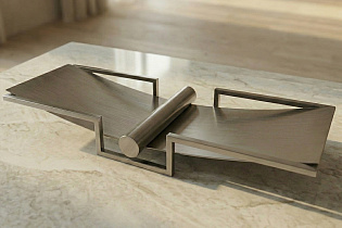 Ваза декоративная цвет матовый никель 2 (превью)