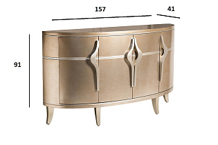 Комод округлый