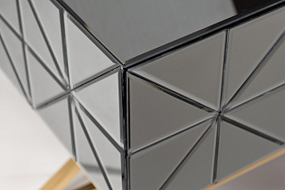 Тумбочка зеркальная с выдвижным ящиком 5 (превью)