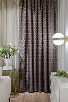 Портьера Модена (Modena) 275х260см бронзовая