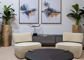 Кашпо напольное перламутровое 3 (превью)