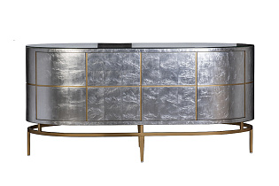 Комод Futuro серебристый с дверцами 1 (превью)