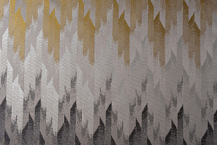 Ткань портьерная КАСКАДА (CASCADA) с золотым