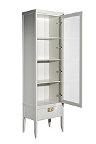 Тумбочка прикроватная с ящиком бежевая