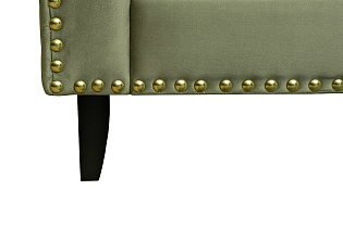 Диван-кушетка Sorrento правый велюровый оливковый 5 (превью)