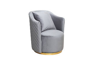 Кресло Верона(Verona) вращающееся велюровое бирюзовое