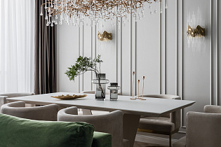 Стол обеденный Quadro белый