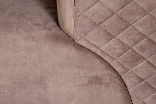 Диван двухместный велюровый бежевый