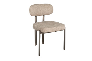 Стул обеденный шенилл бежевый