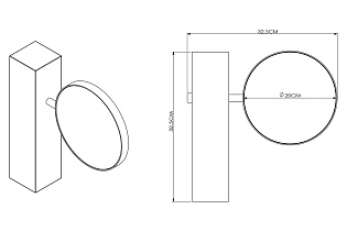 Зеркало настольное на подставке 2 (превью)
