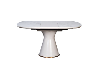 Стол обеденный раздвижной белый