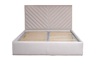 Кровать Milano Basic с подъемным механизмом бежевая 1 (превью)