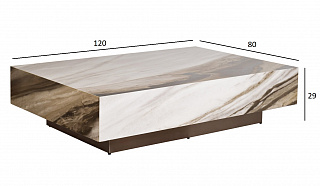 Стол журнальный Agate керамический