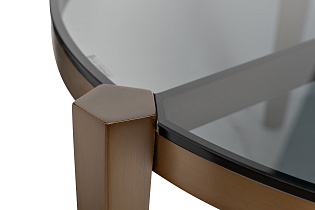 Стол журнальный круглый со стеклом 4 (превью)