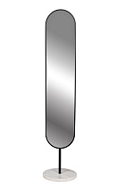 Зеркало напольное овальное в черной раме