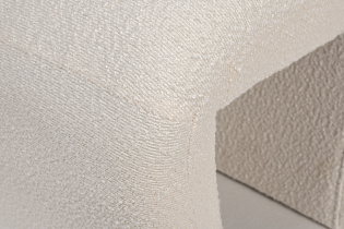 Пуф букле белый