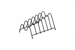 Подставка для тарелок на 6 шт черная