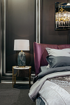 Лампа настольная керамическая (белый плафон)