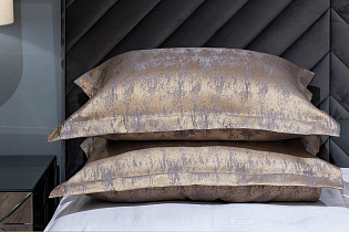 Комплект из 2х декоративных наволочек Хьюстон (Houston) 50х70см золотой