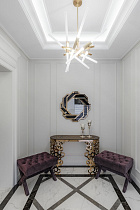 Зеркало декоративное черно-золотое 4 (превью)