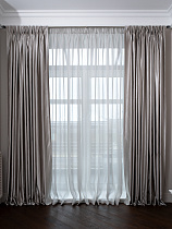 Портьера Euphoria 275х260см серая