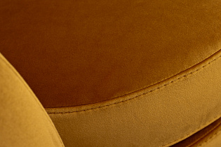 Кресло Napoli вращающееся велюровое с принтом