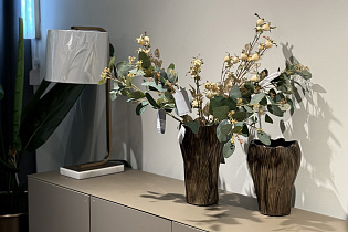 Ваза керамичемская золотая 2 (превью)