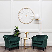 Столик журнальный с прозрачным стеклом (цвет золото) 5 (превью)