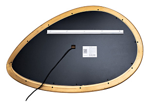 Зеркало настенное в золотой раме с подсветкой 4 (превью)