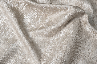 Ткань портьерная АМБИШН (AMBITION) бежевая