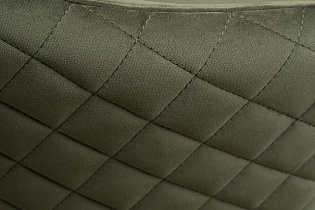 Кресло Verona вращающееся велюровое темно-зеленое/бронза