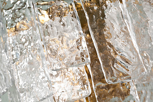 Бра Ice рифленое стекло/латунь 2 (превью)