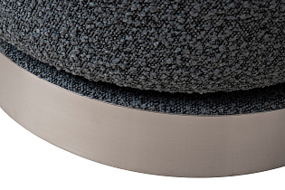 Кресло Napoli вращающееся букле серое