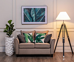 Кашпо белое напольное 5 (превью)