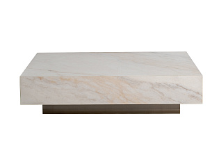 Стол журнальный Agate светлый керамический