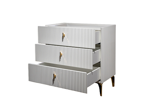 Комод Дориа(Doria) белый