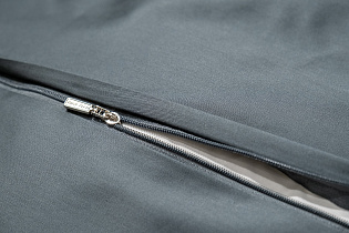 Пододеяльник сатиновый 220х200см зеленый 7 (превью)