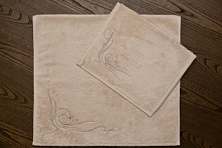 Полотенце "Лирика" 50*90 кофейное