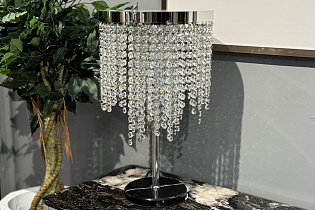 Лампа настольная Cascada хром