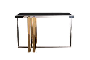 Консоль черное стекло/хром/золото 1 (превью)