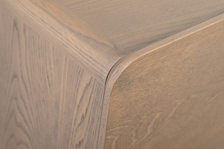 Тумба под телевизор Cмут (Smooth) шпон ясеня