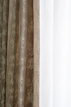 Портьера Хьюстон (Houston) 275х260см бежевая