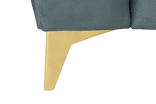 Кресло Аннет(Annette) велюровое бирюзовое