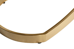 Консоль со стеклянной столешницей под мрамор