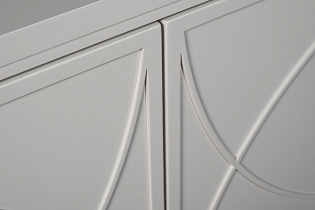 Комод с ящиками бежевый