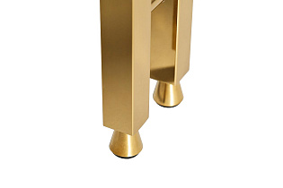 Стеллаж Marbella из черного стекла