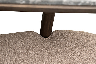 Зеркало с полкой и пуфом