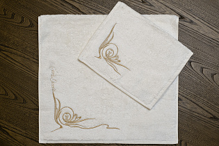 Полотенце "Лирика" 70*140 белое